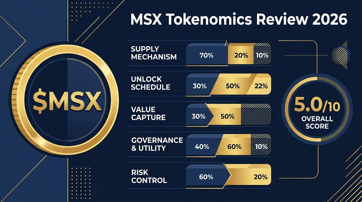 MSX Coin 2026 Tokenomics Review: Supply, Unlock & Value Capture Mechanisms