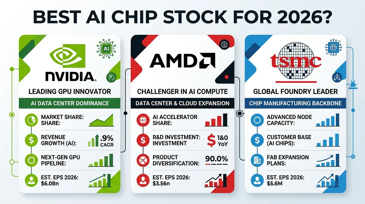Nvidia vs AMD vs TSMC: Best AI Chip Stock for 2026?