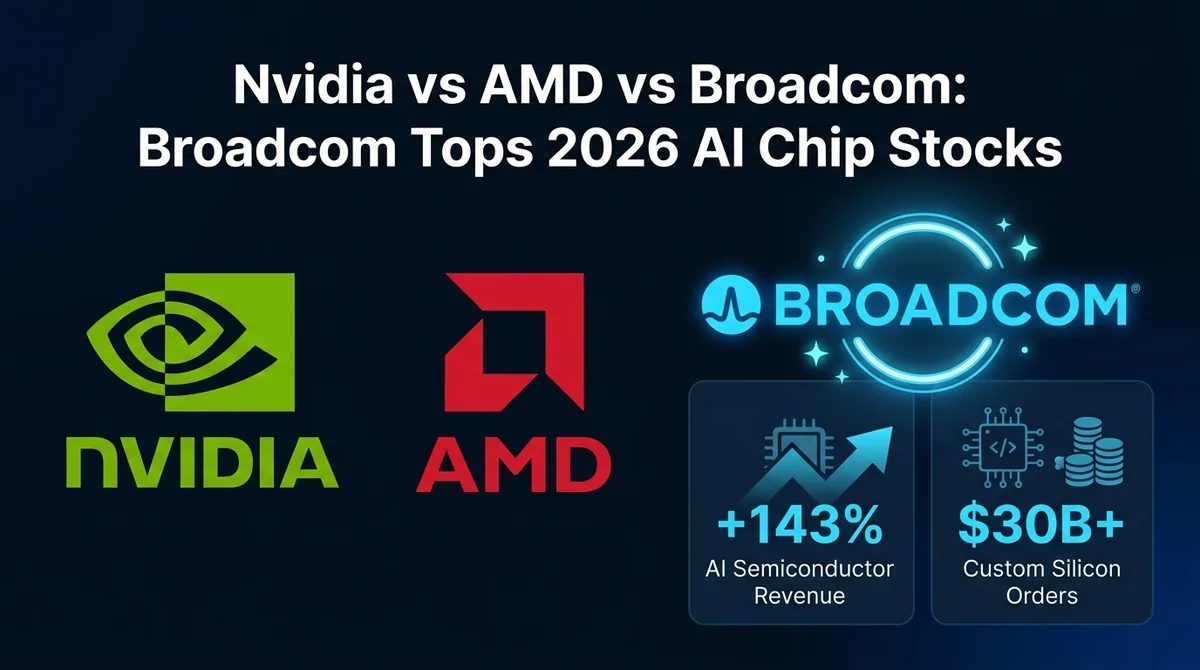 Nvidia vs AMD vs Broadcom: Broadcom Tops 2026 AI Chip Stocks