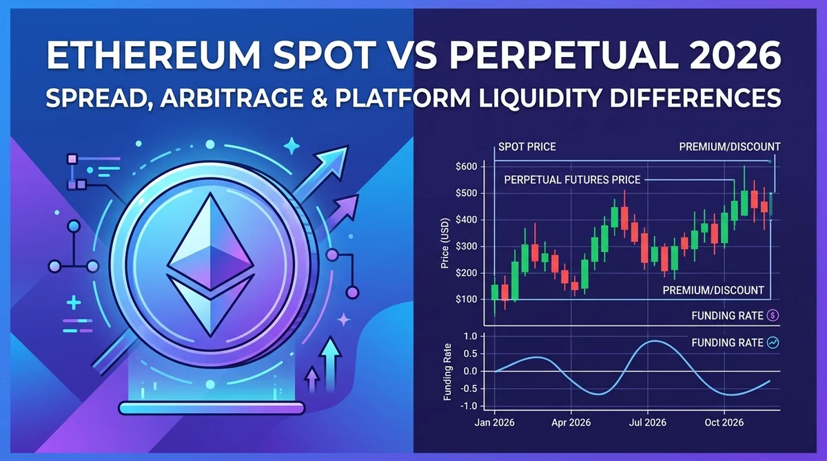 Ethereum Spot vs Perpetual Contracts 2026: Spread, Arbitrage & Platform Liquidity Differences