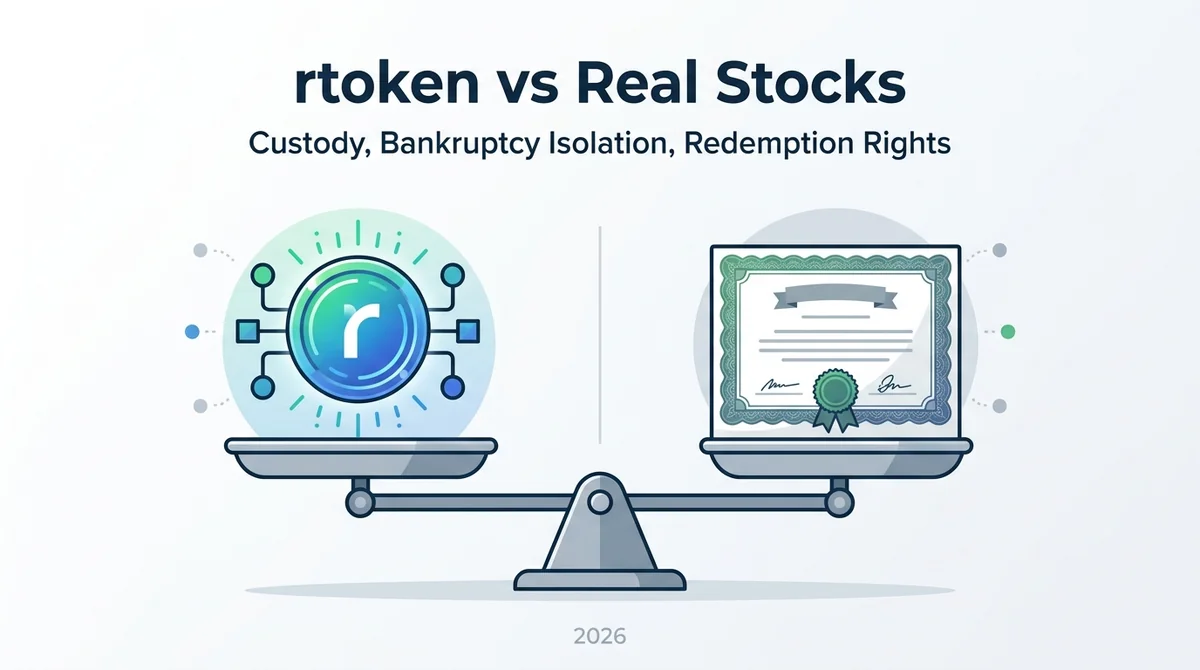 rtoken 和真实美股区别：托管结构、破产隔离与赎回权利 2026