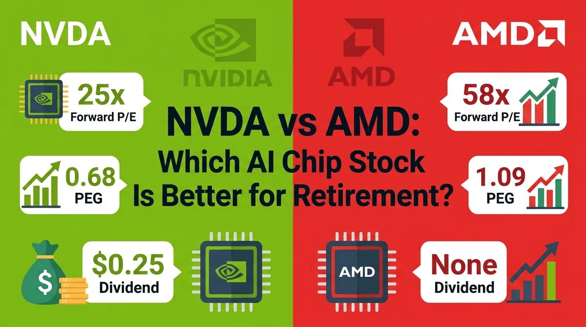 NVDA vs AMD: Which AI Chip Stock Is Better for Retirement?