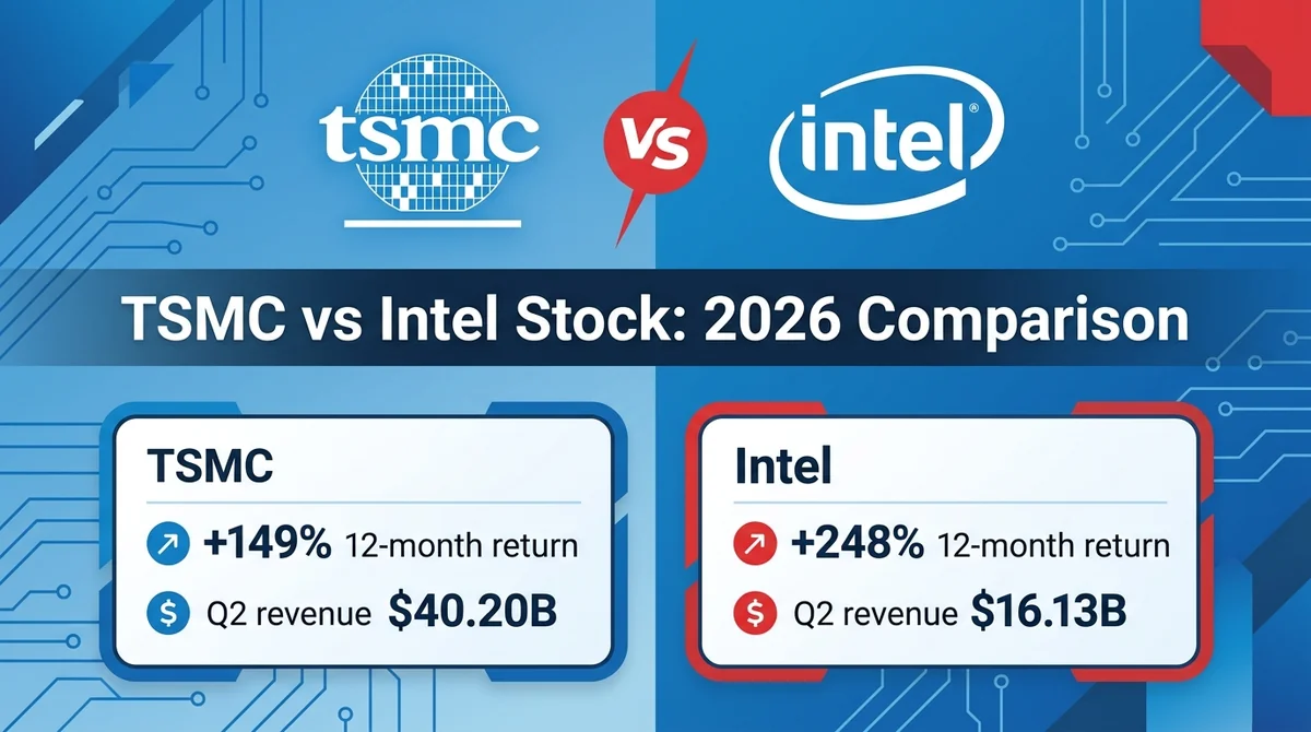 TSMC vs Intel Stock: 2026 Comparison, Financials, and Recommendation