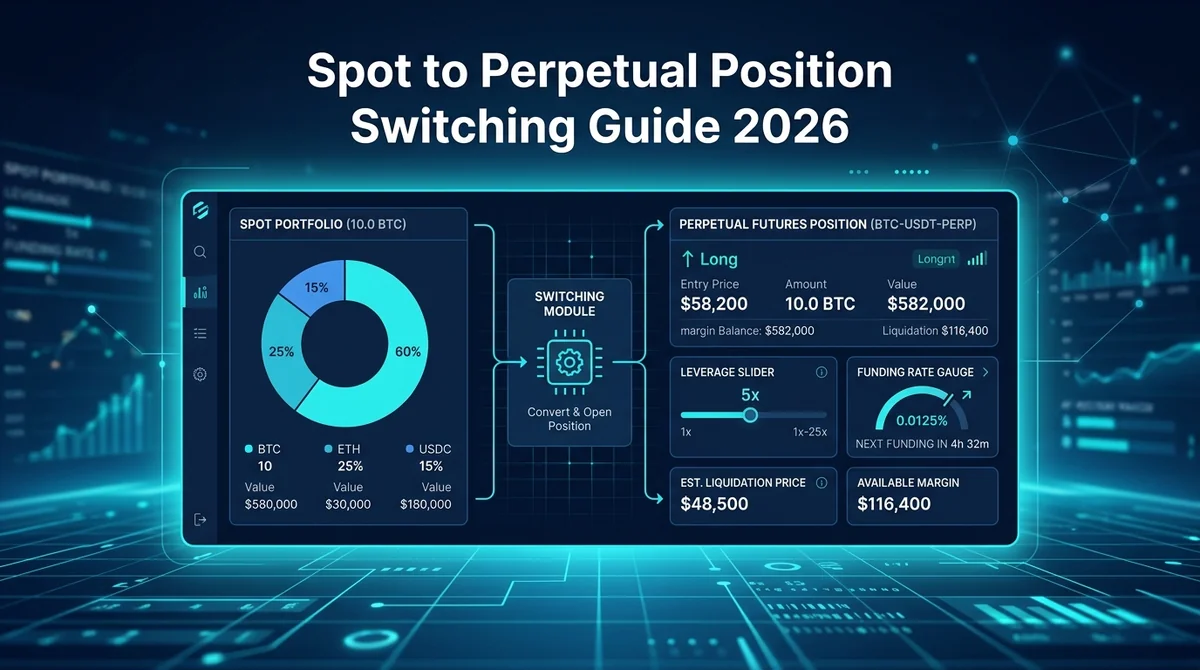 Spot to Perpetual Position Switching Guide 2026: 4 Market Signals, Funding Drag, and Smooth Rebalancing Execution
