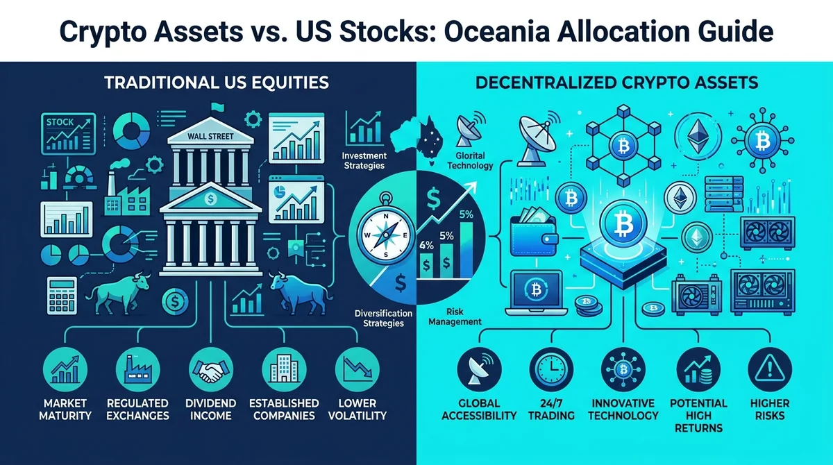 Crypto Assets vs. US Stocks in Oceania: A Comprehensive Comparison