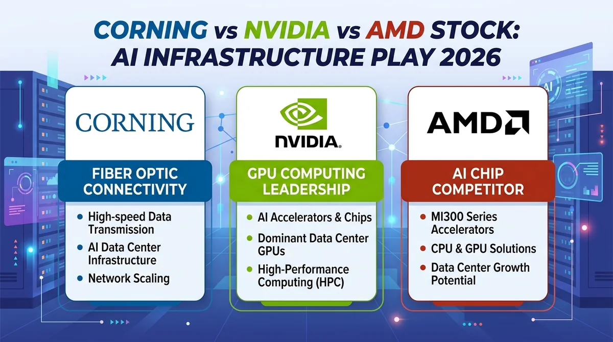 Corning vs Nvidia vs AMD Stock: Which AI Infrastructure Play Fits Your Portfolio in 2026?