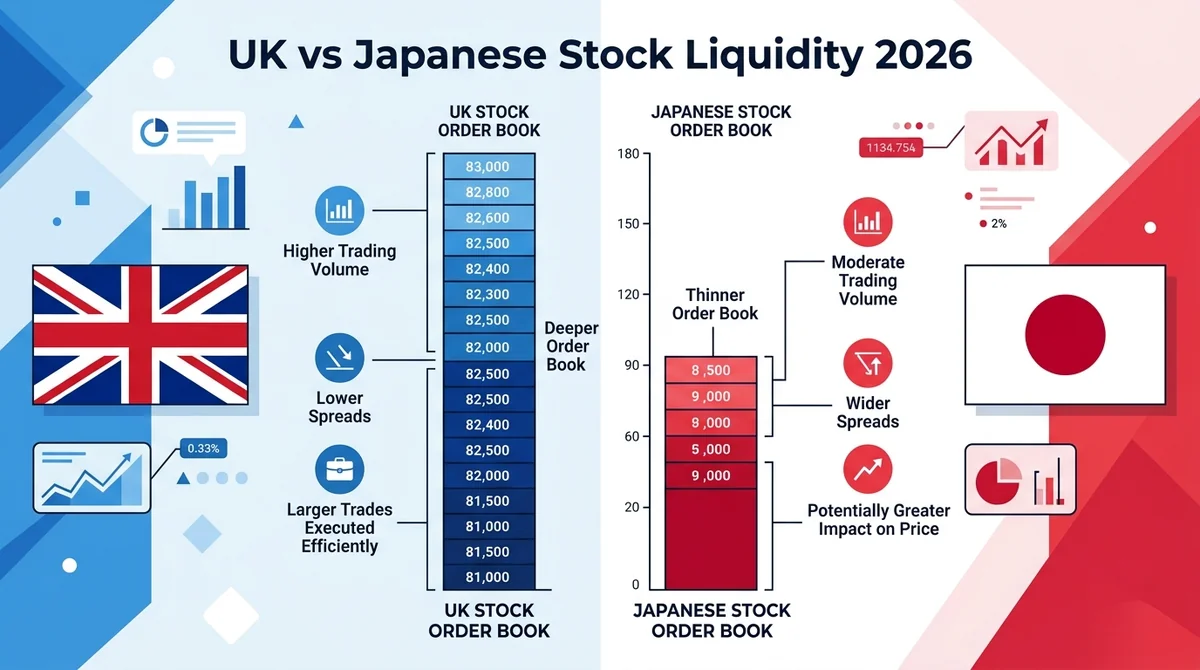 AAVE UK Stock vs Japanese Stock Liquidity Comparison 2026