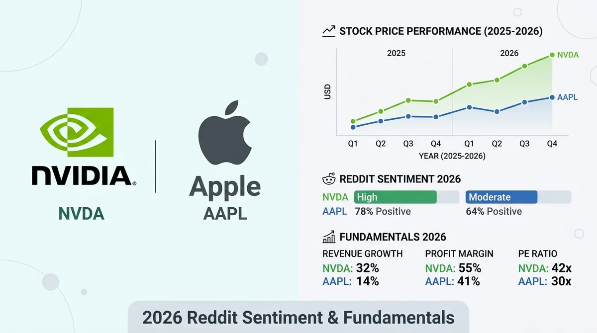 NVDA vs AAPL Reddit：2026 年散户交易者怎么说