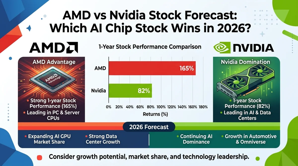 AMD vs Nvidia Stock Forecast: Which AI Chip Stock Wins in 2026?