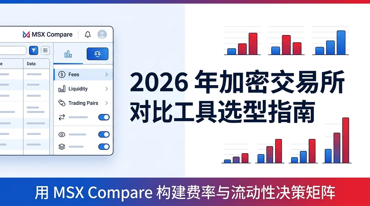 加密交易所对比工具怎么选：2026 选型指南