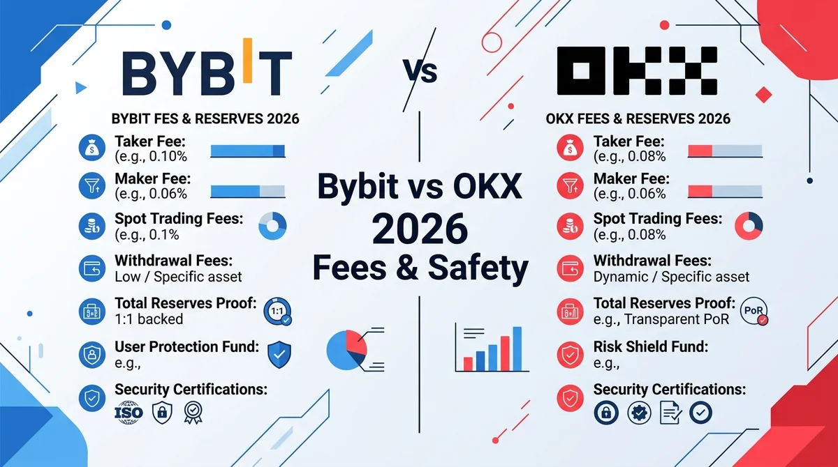 Bybit vs OKX 2026 Spot & Perpetual Fees, Leverage & Safety Reserves: Real Cost & Risk Control for Regular Users